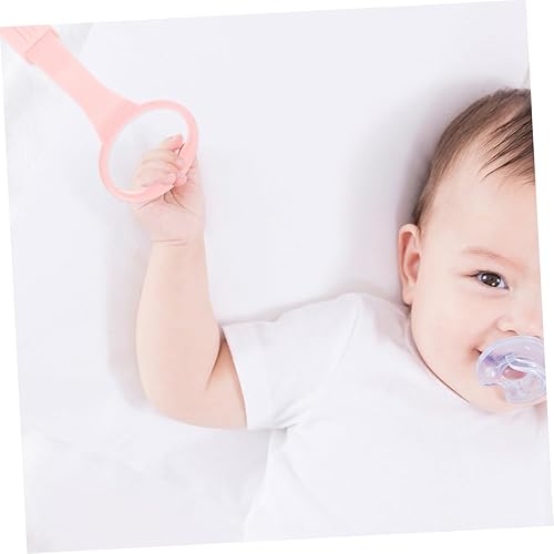 Miniatura 4 de Cunas 4 unids Anillo de tiro de cama Cunas Artículos de bebé Pp Rosa Baby Cuna Anillo de tracción de Cama de Bebé Anillos de Mano Soporte Anillo