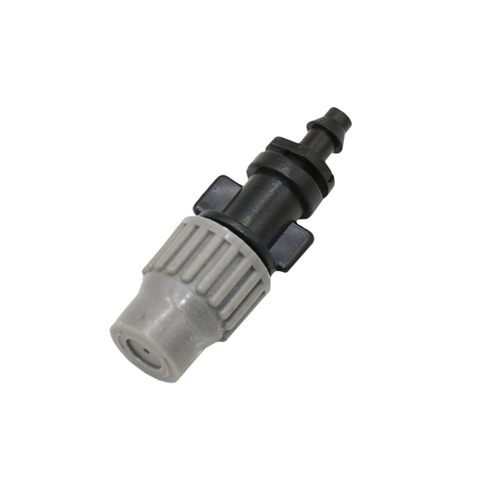 Household Hose Adapter Garden Mist Sprinkler, with Threaded Barb Connector, Atomization Device, Adjustable, Mist Sprayer, Used for Irrigation for 150s (Color : Barb)