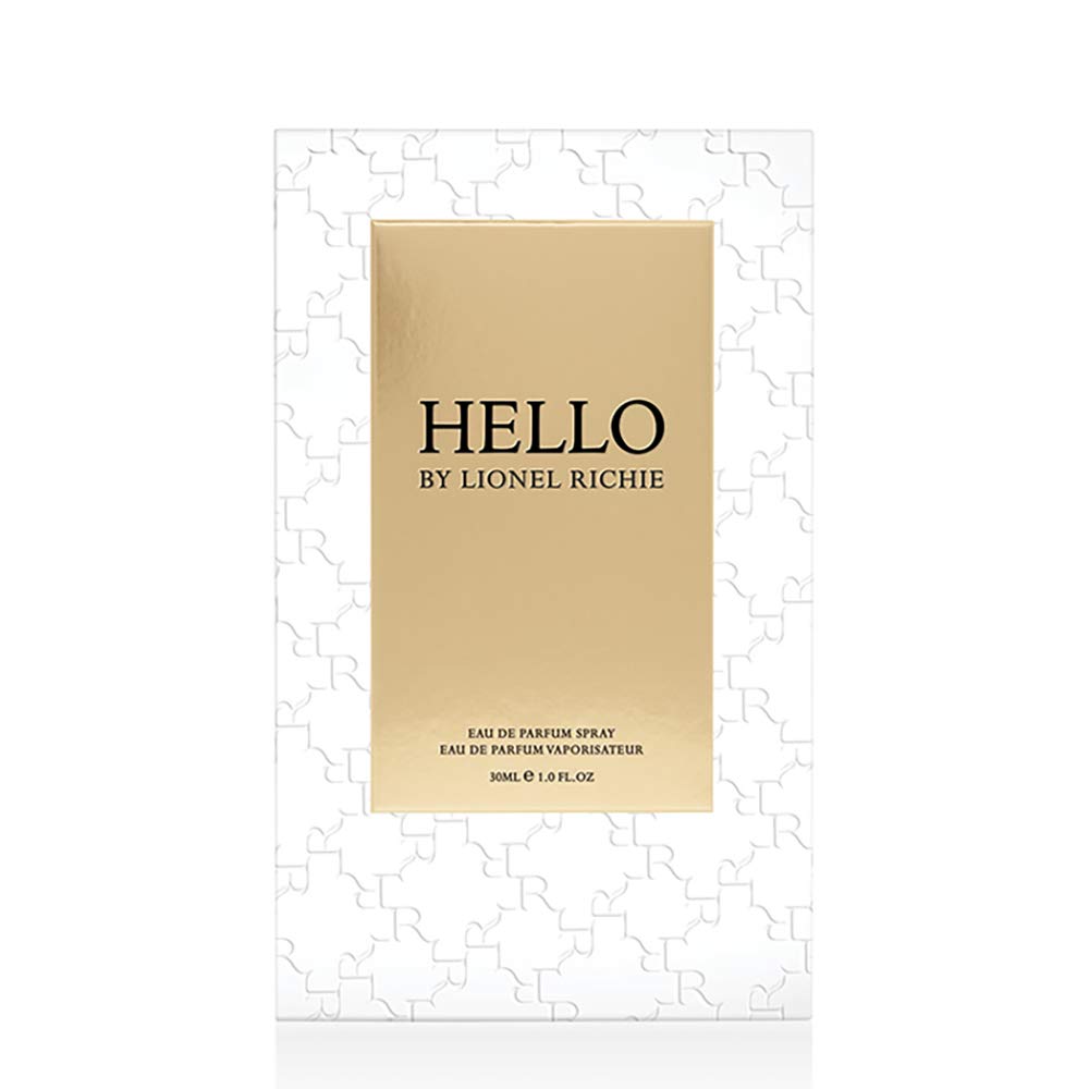 Lionel Richie Hello for Women - A Lush, Sweet, And Indulgent Fragrance - Light, Romantic Floral Chypre Eau De Parfum With Notes Of Pear And Jasmine - Fresh, Feminine, Long Lasting Scent - 1 oz