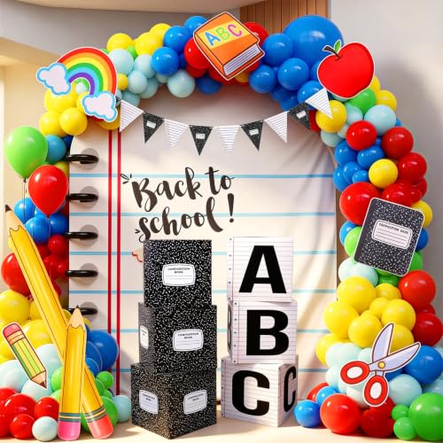 15 Pcs Giant Back to School Decorations Classroom Theme Party Photo Props - image 2