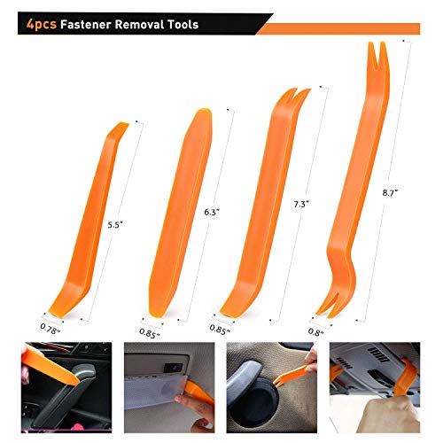 image for GOOACC 480PCS Bumper Retainer Clips with Fastener Remover Car Plastic 