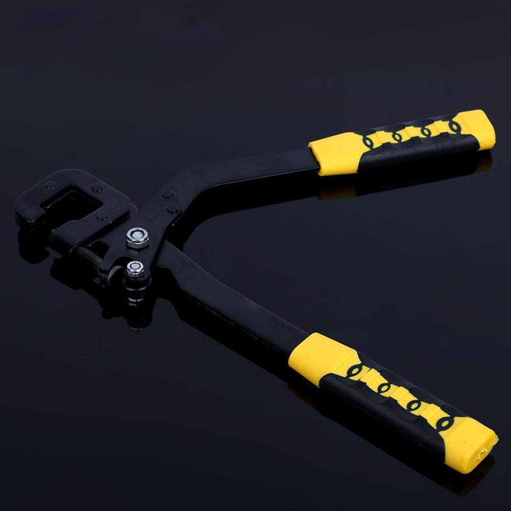 Pinza Crimpatrice 39 Cm Con 4 Matrici Intercambiabili – Acciaio Al Carbonio, Per Manicotti Rotondi E Cavi Fino A 11 Mm, Uso Industriale E Fai Da Te