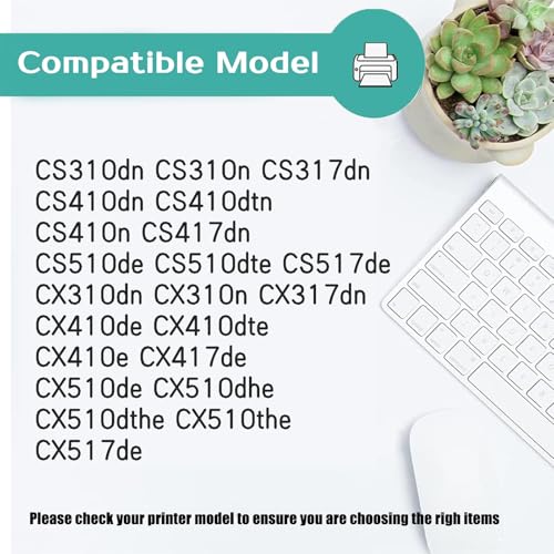 Bouteille de toner usagé évite les taches sur Lexmark CS310 CX410 - 2