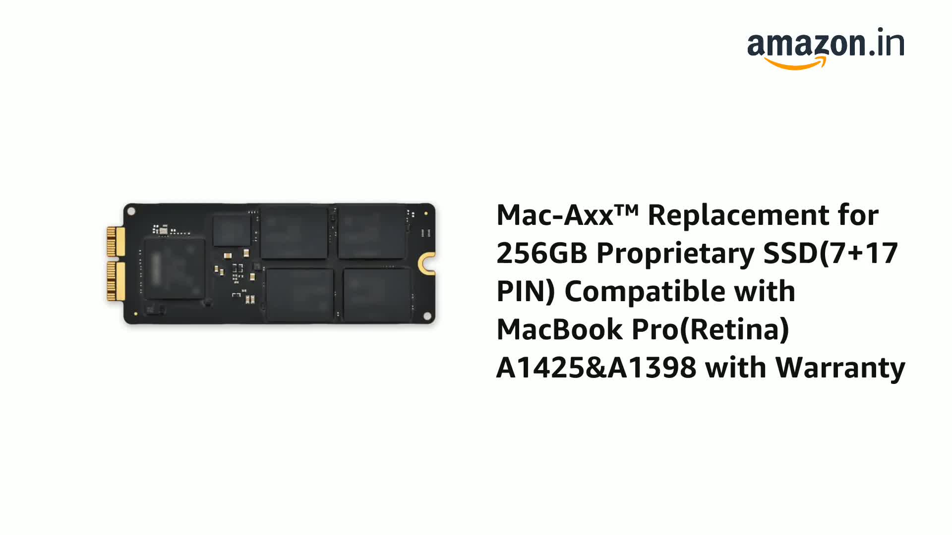 Amazon.in: Buy Mac-Axx™ Replacement for 256GB Proprietary SSD(7+17