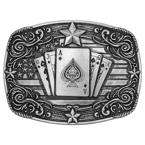 Image of Western Cowboy Belt Buckle for Men Vintage Cowboy Cowgirl Rodeo Texas Buckle Longhorn Bull Belt Buckles