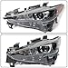 Huray LED Headlight Assembly for Mazda CX-5 CX5 2017-2021 w/o AFS LH Front Projector Headlamp OE Factory Replacement for MA2502151 Left Driver Side