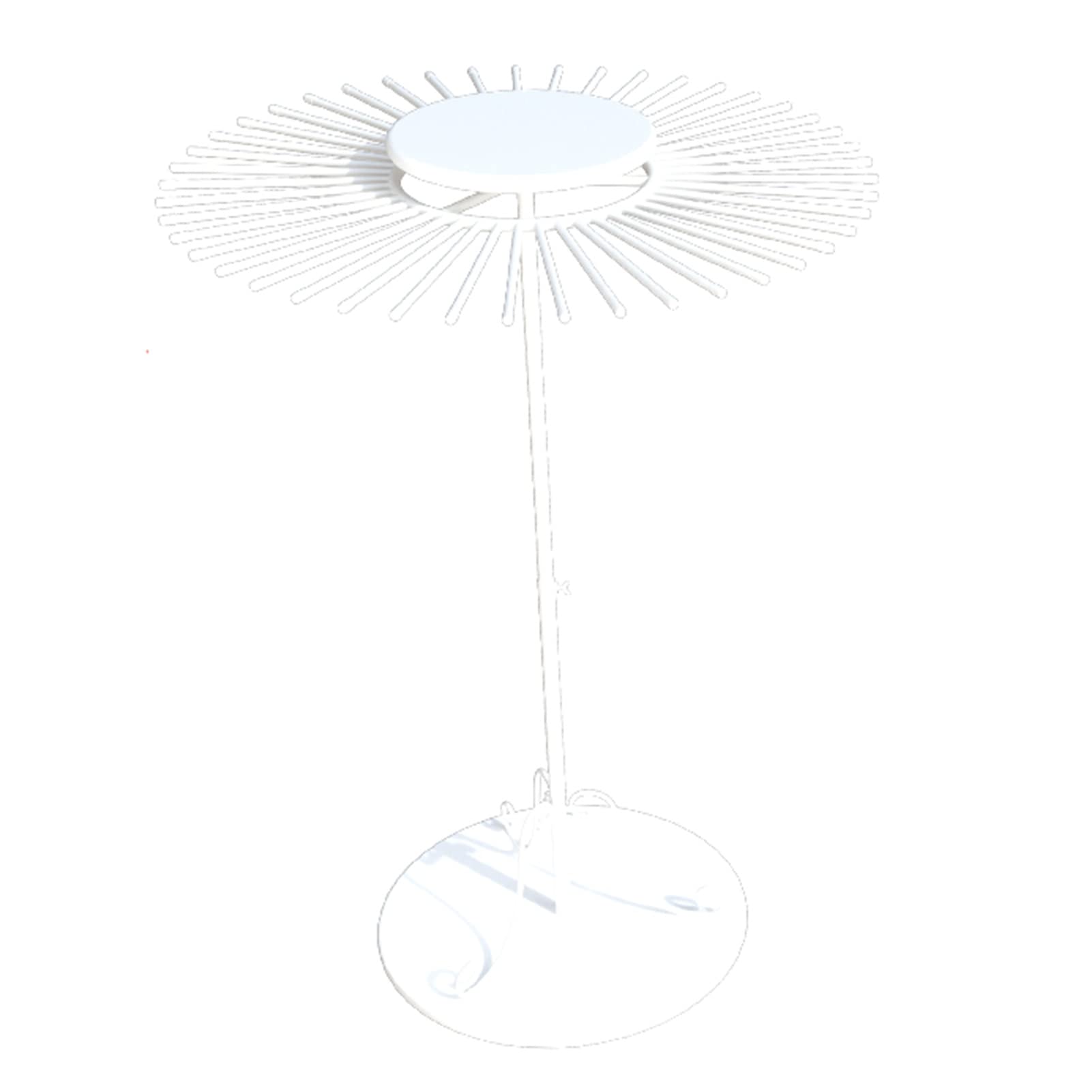 UWYTGF Scarf Hangers Pivoting Scarf Hangers Organizer Holder,Multi-Functional Scarf Display Rack for Women/Retail/Home,Floor Standing Closet Organizers,White,80Cm(31 1/2