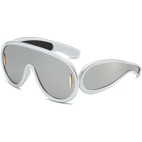 Futuristic Shield Sunglasses: Illuminate Your Style