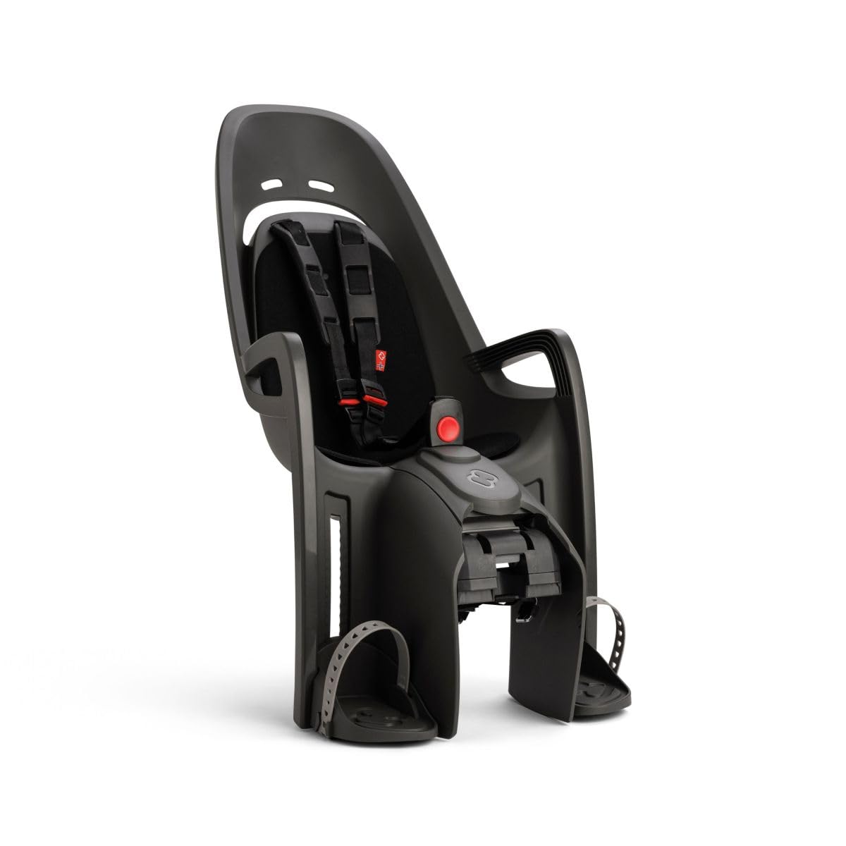Hamax Zenith Kids Mounted Childs Bike Bicycle Seat with Carrier Adapter Grey with Black Padding