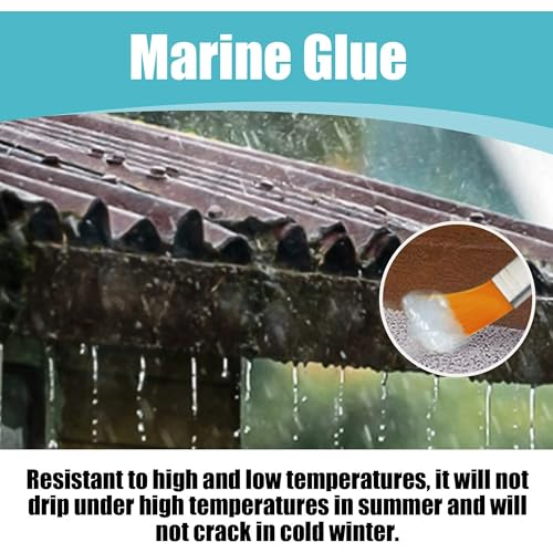 Image of UCRAVO 2PCS Sealant Crack Seal Glue 300gm with Brush Transparent Waterproof for Roof Leakage Crack Seal Agent Roof Water Leakage Solution, Waterproof Agent, Wall Glue