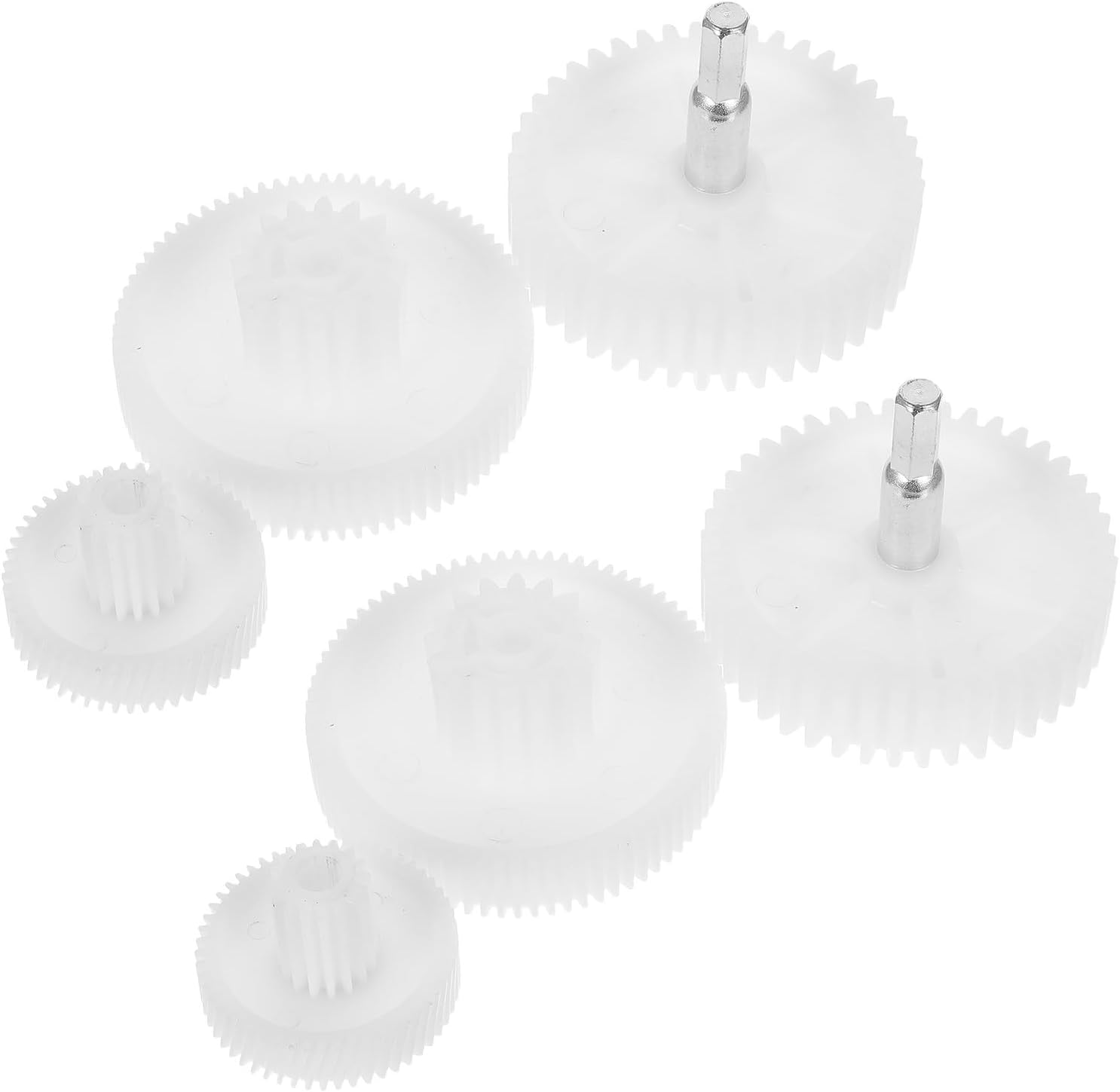 6pcs Meat Grinder Plastic Drive Gear - Food Processor Plastic Gear Replacement for Sausage Stuffer - Meat Mincer Spare Parts for Essential Kitchen Tool