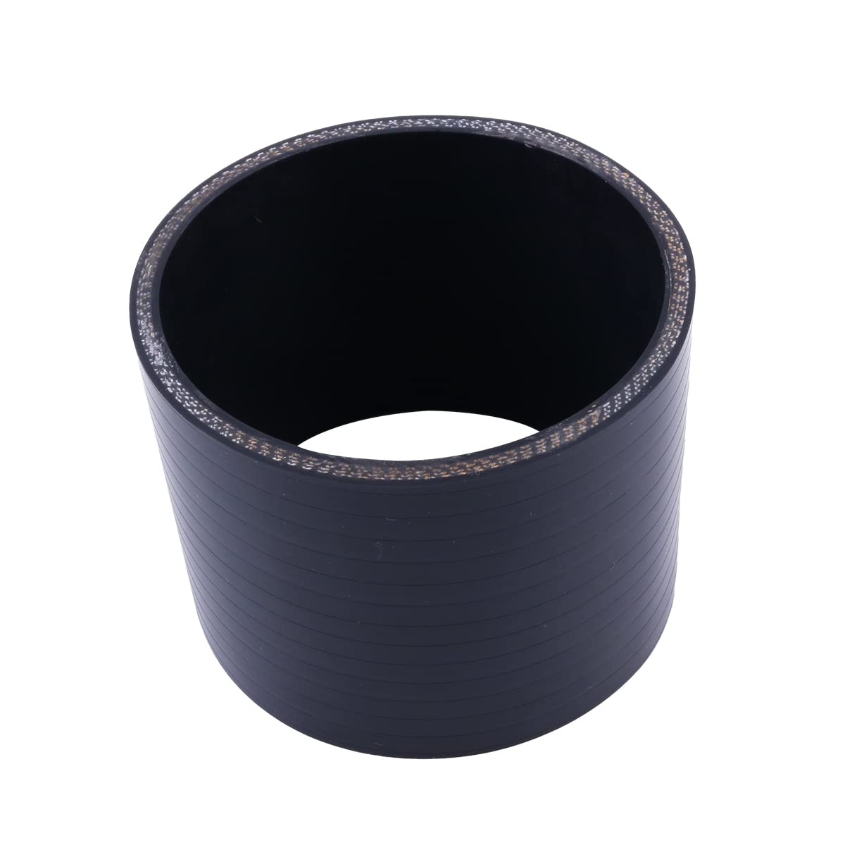 Two 3.5″ Straight Silicone Hose Couplers – Black, EMOTOR, 3.5 Inch ID