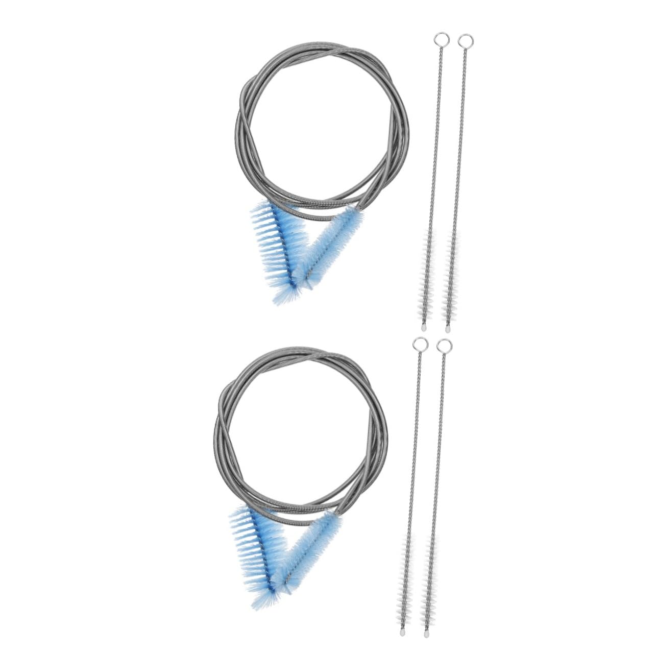 Alipis 6 Pcs Hose Cleaning Brush Flex Straws Flexible Straws Bottle Cleaner Drain Cleaning Brush Sink Drain Cleaner Pipe Cleaners for Cleaning Flexible Hose Pipe Brush Stainless Steel