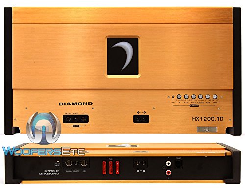 Diamond Audio HX1200.1D Monoblock 1200 Watts RMS Class D Full Range HEX Series Amplifier