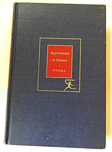 APPOINTMENT IN SAMARRA. With a New Foreword by ... B0014KLGDU Book Cover