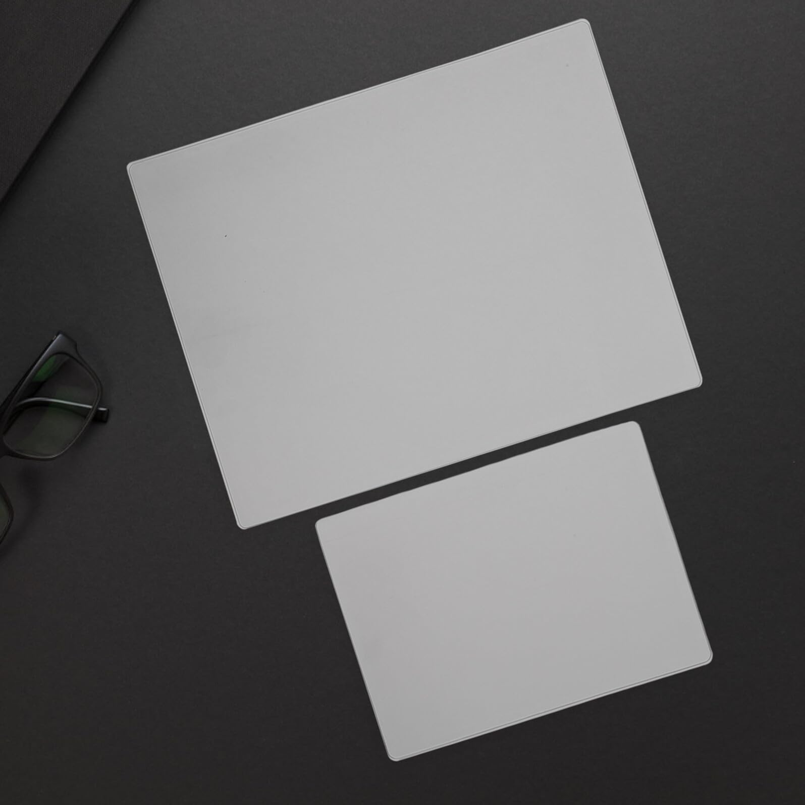 Operitacx Piastra in Gel Riutilizzabile 2 Pezzi per Stampa Creativa Dimensioni A5 e A4 Spessore 7mm Facile da Pulire per Progetti Educativi e Creazione di Biglietti