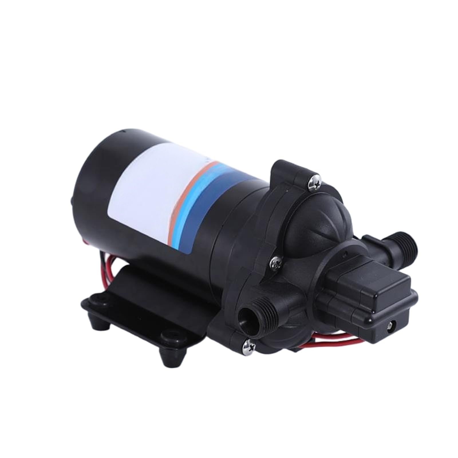Habhyudp 12V /24V Dc Electric Reciprocating Pump, Water, Small Diaphragm Self-Priming Three-Chamber Booster,Safe And Smooth(12V)