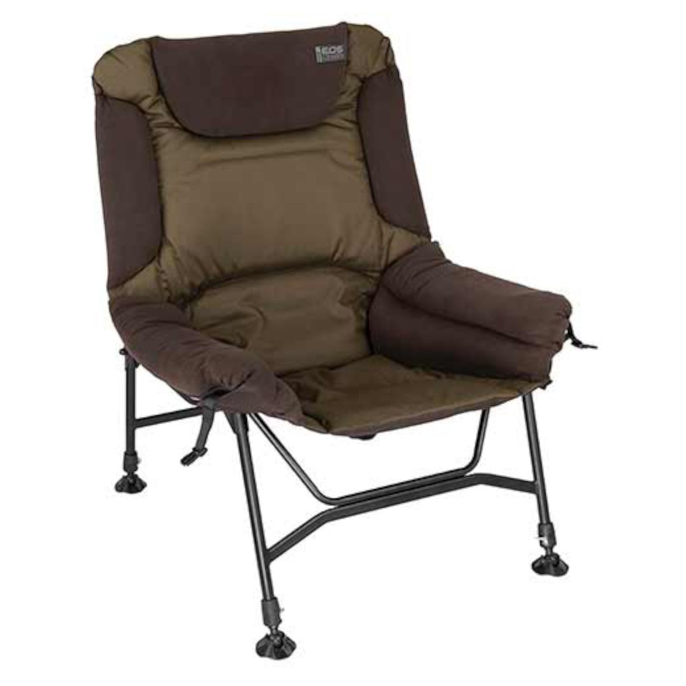 FOX EOS Lounger Chair, Padded, Adjustable Back Rest, Extendable Legs, Dimensions: 75cm x 53cm x 75cm, Code CBC110