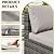 LHBcraft 7 Piece Patio Outdoor Furniture Set, Outdoor Sectional, All-Weather Hand-Woven Wicker Patio Sectional Sofa, Rattan Outside Furniture with Grey Cushion and Glass Coffee Table