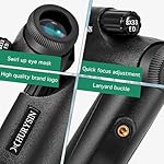 HURYSIN-HD-8X33-monoculars-Featuring-HD-Optical-System-Enhanced-Grip-Waterproof-Fog-Proof-Shockproof-Complete-with-GlassPak-Backed-by-an-Infinite-Unconditional-Warranty