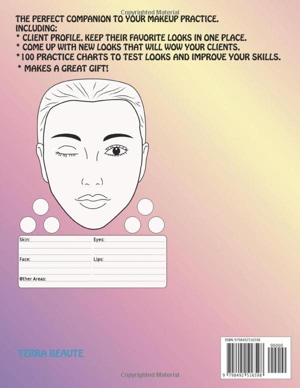 Makeup Face Charts: Practice Paper Worksheets Book for Makeup Artists to Practice and Design New Looks. I Came I Saw I Contoured. image 3