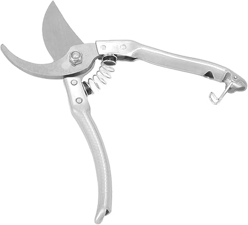 Tijeras de uñas con punta de animal, tijeras de pezuña de oveja, mango cómodo, acero inoxidable, diseño ergonómico para pezuña de ganado (plateado)