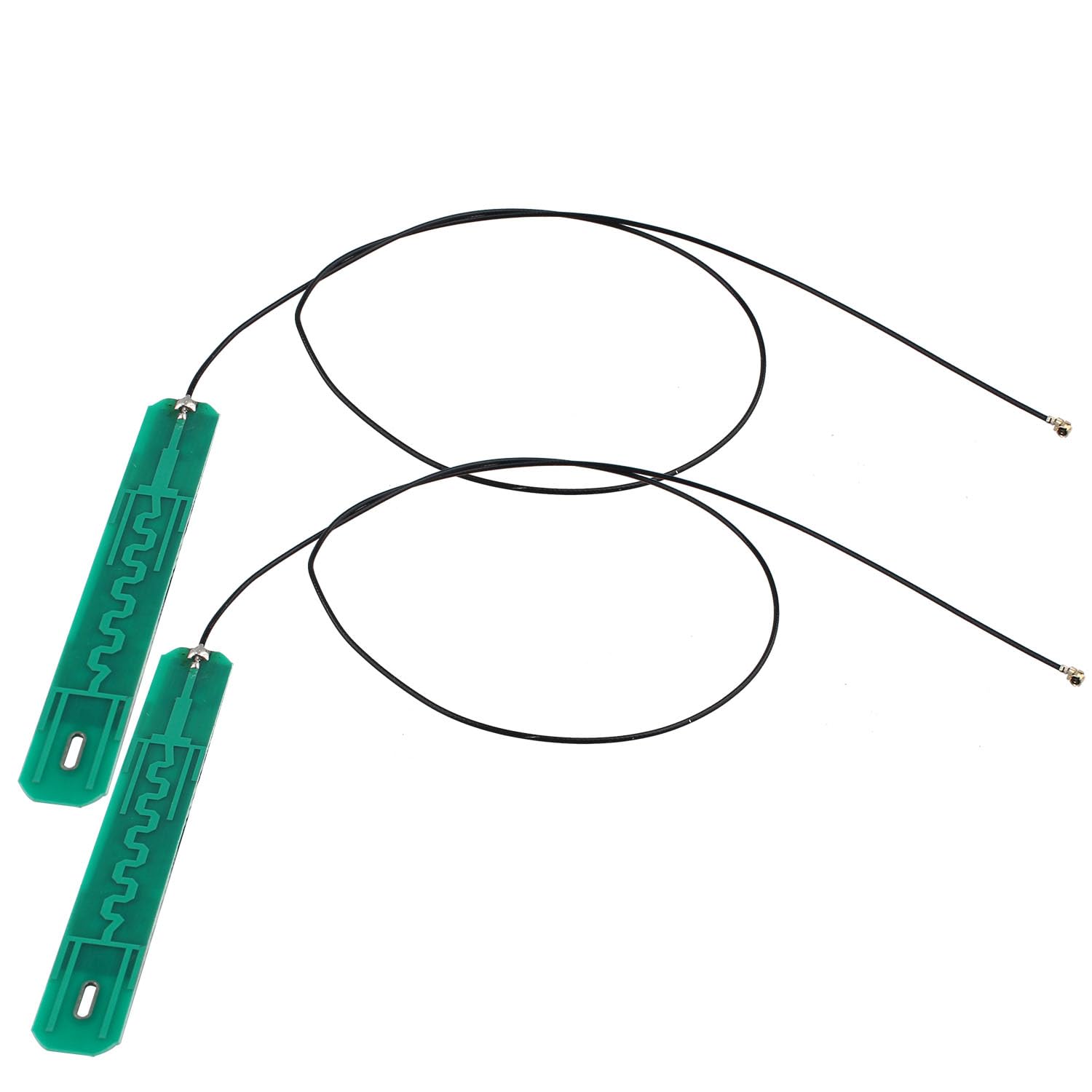 Futheda 2pcs 2.4GHz 5.8GHz Dual Band WiFi Antenna High Gain 8dBi Omnidirectional IPEX1 MHF1 Internal Antenna with 50cm/19.7 inch Cable for Mini PCIe Card