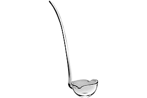 Barski 14" European Quality Mouthblown Glass Punch Ladle - Made In Europe