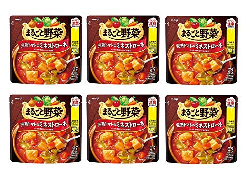 まるごと野菜 完熟トマトのミネストローネ 200g×6 まるごと野菜 完熟トマトのミネストローネ 200g×6