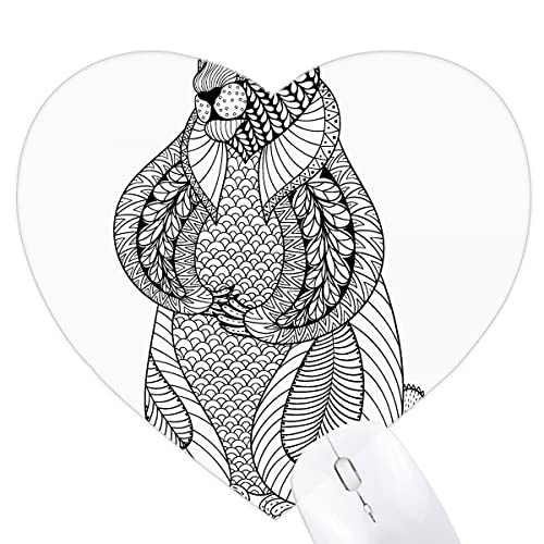 Jeux de tapis de souris en forme de coeur grosse souris animal photo