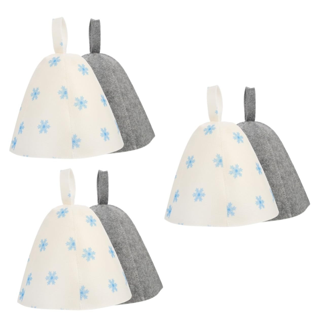 Bonnets absorbants pour sauna YARNOW lot de 6 chapeaux de feutre confortables contre la chaleur