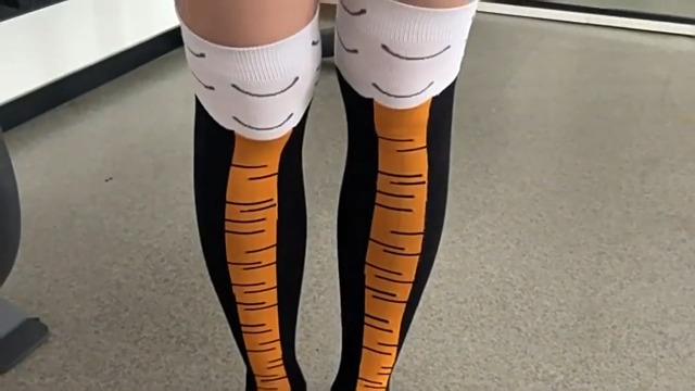 Calze Cosce Di Pollo Divertenti - 1 Paio Per Donne, Uomini E Bambini - Foto 8