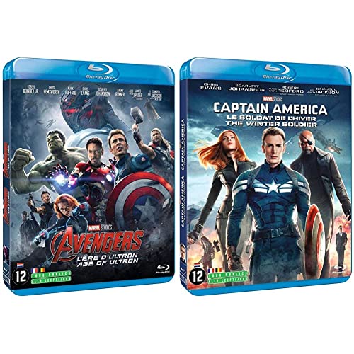 Avengers : L'ère d'Ultron [Blu-Ray] & Captain America 2 : Le Soldat de l'hiver [Blu-Ray]