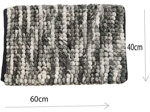 Image of Door Mats for Home | Door Mats for Home Entrance | Door Mat for Bathroom| Soft & Super Absorbent Mats for Shower | Washable, Non-Slip & Quick-Drying Mats (Pack of 2) (Multicolor 16)