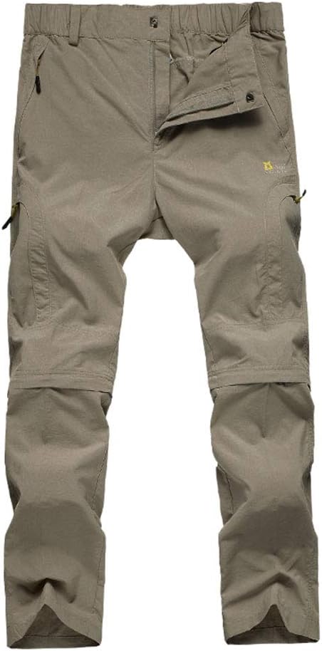 ZooBoo Outdoor Hiking Pants Trousers - Trekking Quick Drying Removable Zip-Off 3/4 Sports Camping Fishing for Women