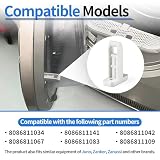 Zamek Drzwi Suszarki Do AEG 8086811042 8086811067 8086811083, Blokada Zamka Do Electrolux Zanussi Zanker Juno, Część Wymienna 38 mm Biała, Element Systemu Zamknięcia Sprzętu AGD Domowego W Użyciu