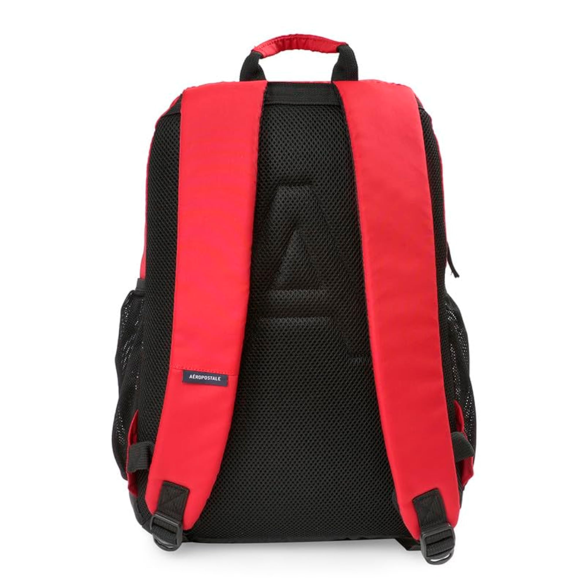 Red Casual Backpack, Unisex Polyester 17L