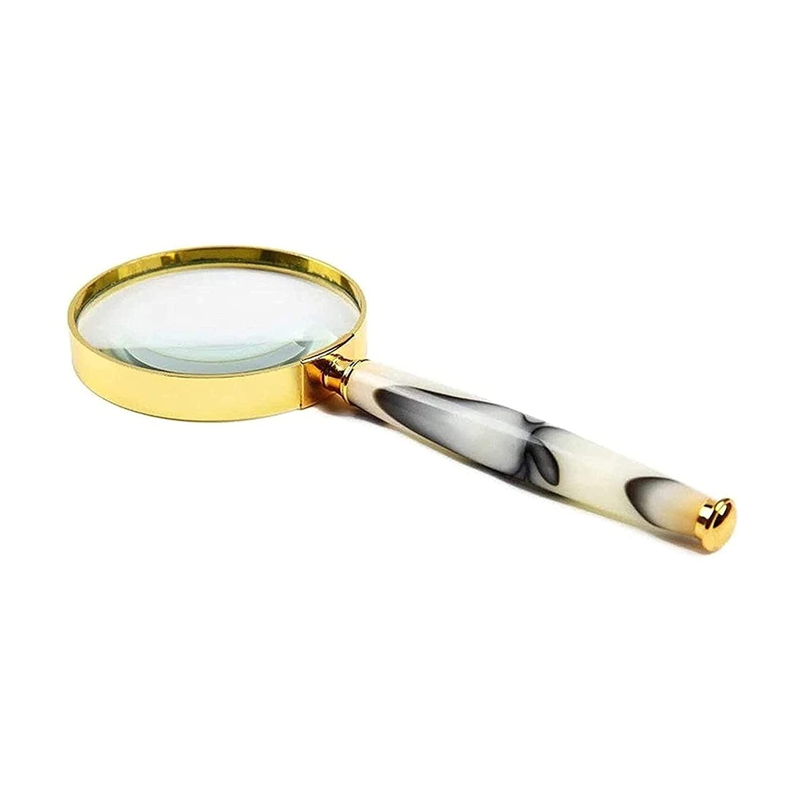 SaryEdge Magnifying glass 10X Handheld Magnifying Glass Old Man Reading Maintenance HD Optical Lens for Kids Low Vision Reading Books Head MountLighted Magnifying Glasses Magnifie,
