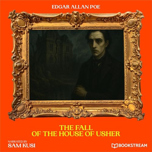 Diseño de la portada del título The Fall of the House of Usher