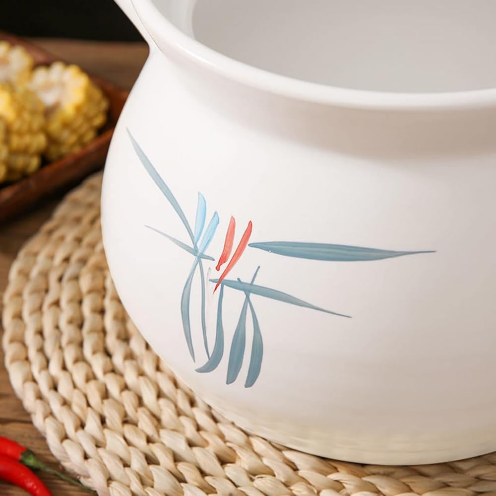 Kochtopf, Auflauf, Kochtopf, Suppentopf, chinesischer Keramik-Schmortopf, Hot Pot, Steinguttopf zur Zubereitung von Eintöpfen, Brei, Suppe