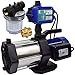 Produktbild Agora-Tec® Hauswasserautomat Hauswasserwerk 5-1300-15DW-1L mit Druckschalter/Durchflusswächter/Pumpensteuerung Ausschaltdruck einstellbar und Vorfilter leise