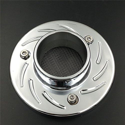 XKH - Punta de escape de motocicleta compatible con Honda TXR450R ATV Dirt Bike All Years Electric Kickstart Chrome [B00Y7C5232]