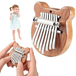 Piano à Pouce Kalimba, Piano à Doigt en Bois Massif, Portable Musique Thumb Piano, Pouce Doigt Piano, Portable… - Les Beatles, Paul McCartney, John Lennon, RIngo Starr, George Harrison