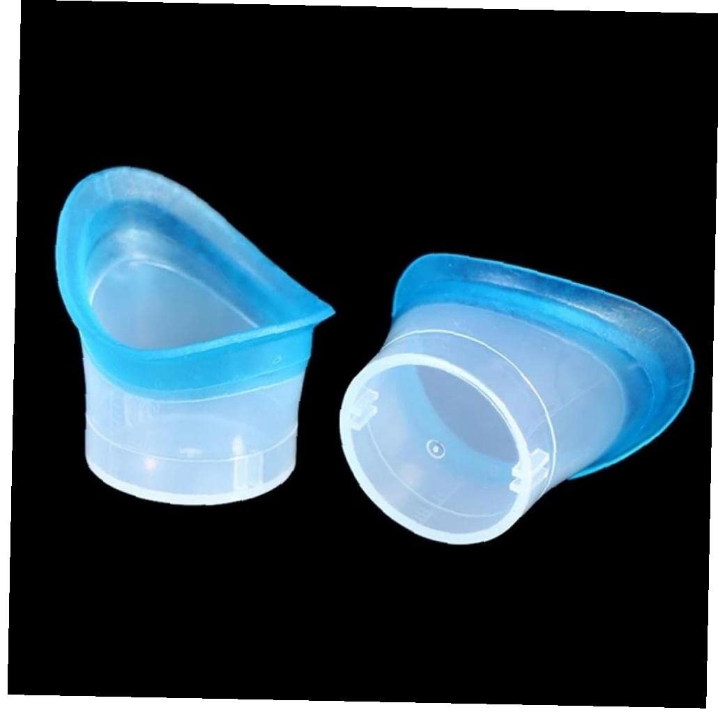10 Piezas de Silicona Taza de Lavado Ocular para Refrescarse y Limpiar los Ojos