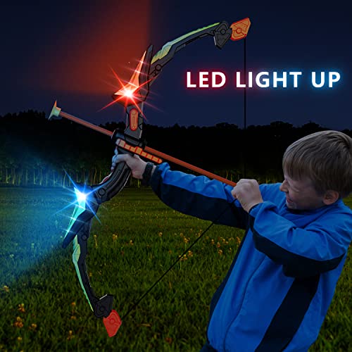 Bigdream 8008 Kids Bow And Arrow Toy Set, Led Light Up Archery Toys thumb #4