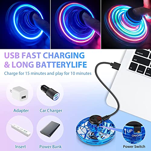 Honbqycc USFLYUFOBLUE Flying Spinner Mini Ufo Drone thumb #4