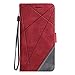 Case for Xiaomi Redmi K50 Ultra 22081212C Case Cover,Case for Xiaomi 12T 22071212AG / Mi 12T Pro 22081212UG Case Flip Pu Leather Cover Red