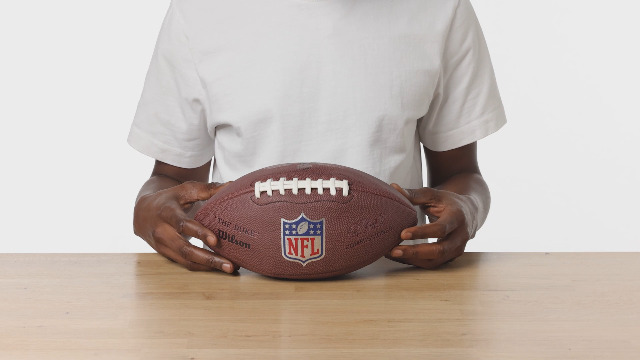 Wilson American Football NFL DUKE REPLICA, karışık deri, resmi
