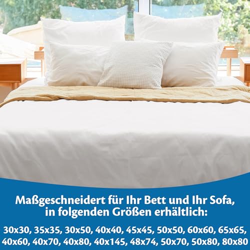 Flowen Seitenschläferkissen 40 x 145 cm Langes Kissen für Seitenschläfer Body Pillow 40x145 mit...