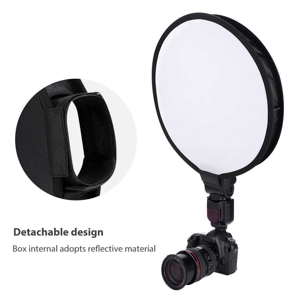 EBTOOLS Diffusore Softbox da 40 cm, Universal Universal Photo Studio Fotografico da Studio Flash Flashlight Softbox Diffusore di Illuminazione per Esterno